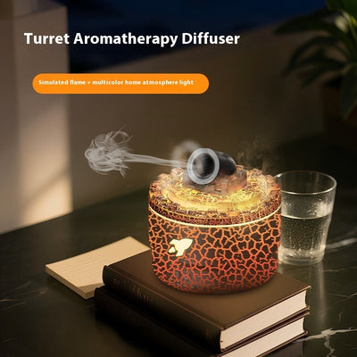Battery Colorful Crack Aromatherapy Desktop Humidifier