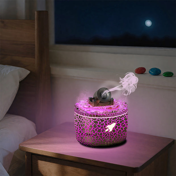 Battery Colorful Crack Aromatherapy Desktop Humidifier