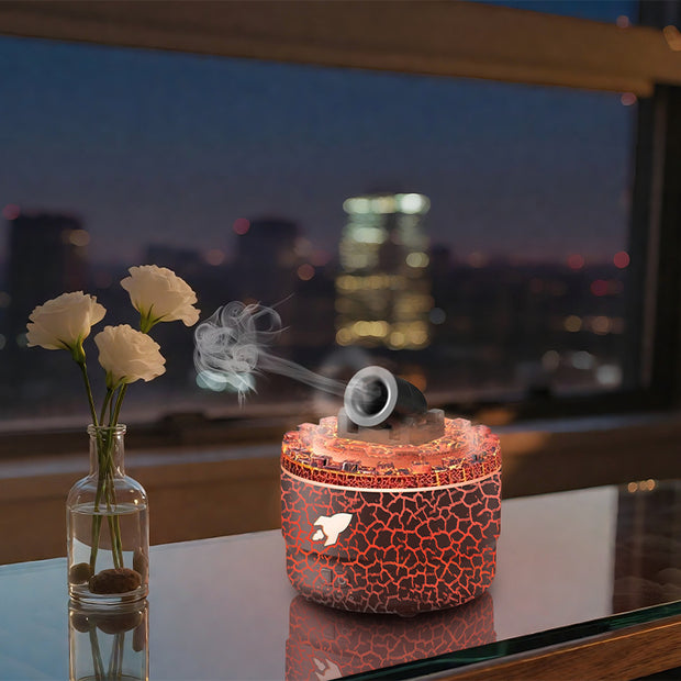 Battery Colorful Crack Aromatherapy Desktop Humidifier