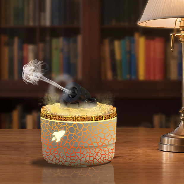 Battery Colorful Crack Aromatherapy Desktop Humidifier